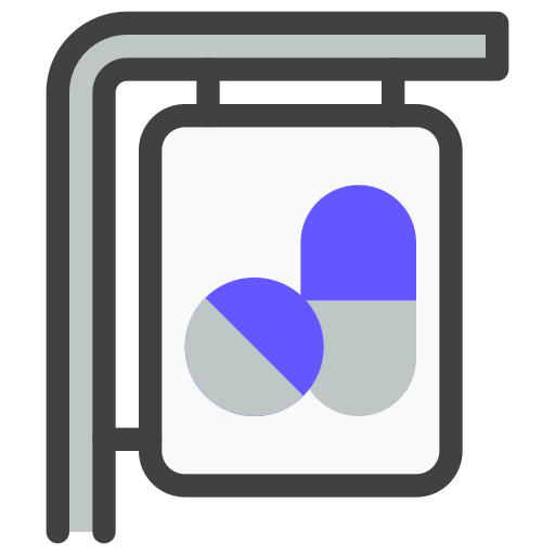 약국 Generic Outline Color icon