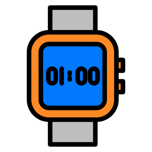 reloj inteligente Generic Outline Color icono