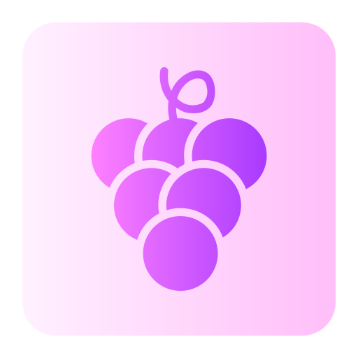 winogrona Generic Flat Gradient ikona