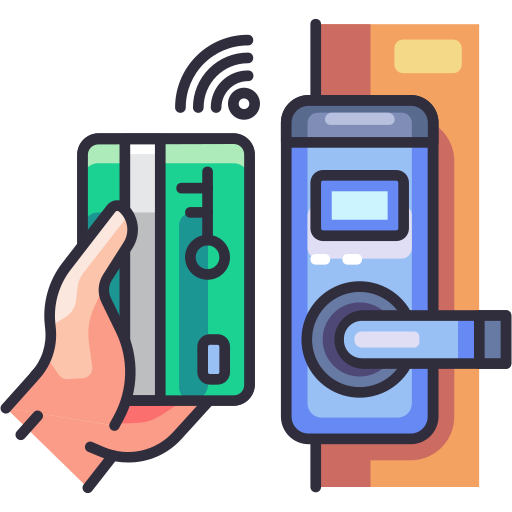 Smart key Generic Outline Color icon