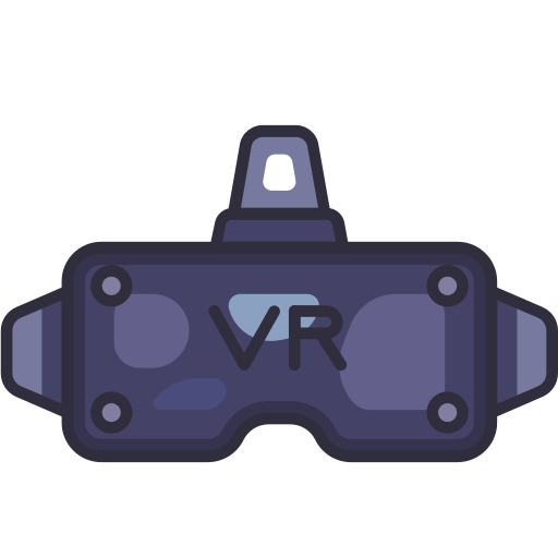 occhiali per realtà virtuale Generic Outline Color icona
