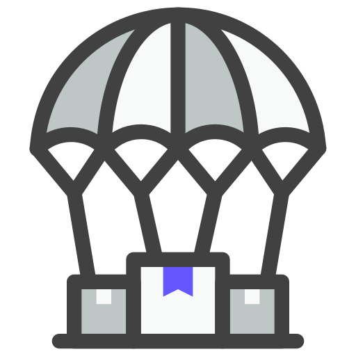 fallschirm Generic Outline Color icon