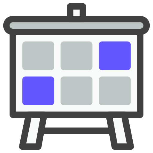 tablero de la historia Generic Outline Color icono