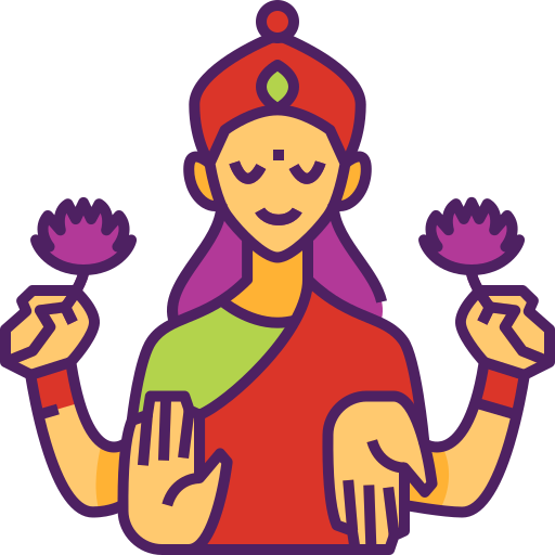 Lakshmi Generic Outline Color icon