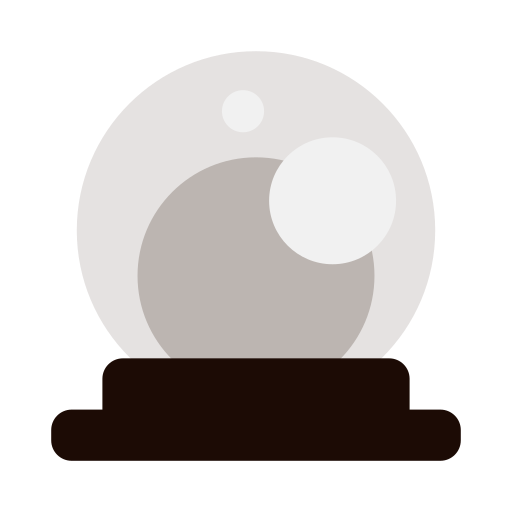 Хрустальный шар Generic Flat иконка