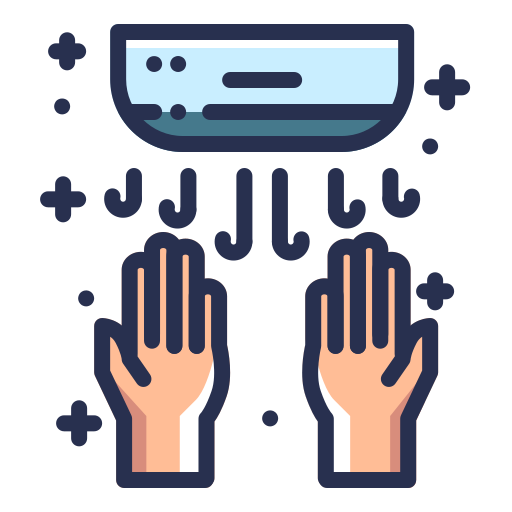 Hand dryer Generic Outline Color icon