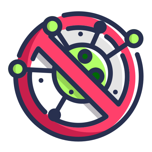 Virus warning Generic Outline Color icon