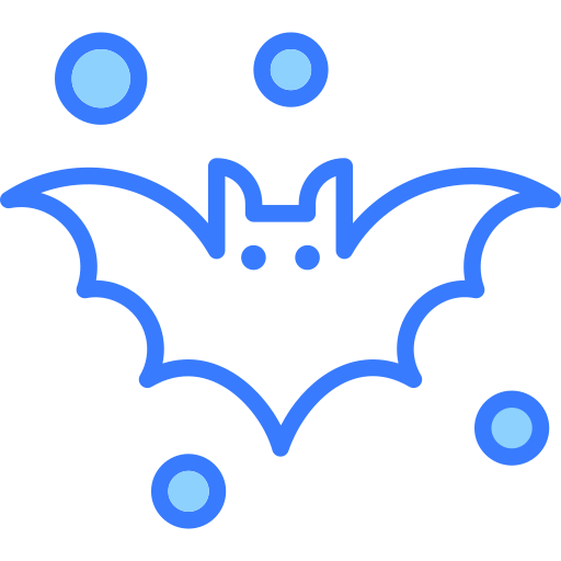 コウモリ Generic Blue icon