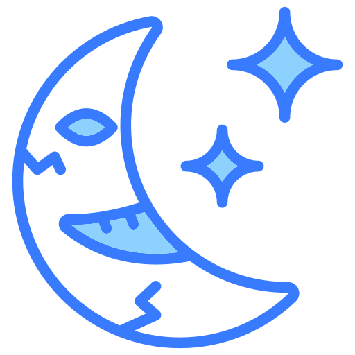 lune Generic Blue Icône
