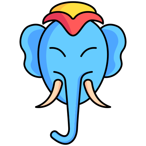 코끼리 Generic Thin Outline Color icon
