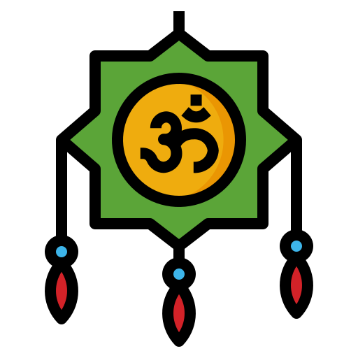 힌두교 Generic Outline Color icon