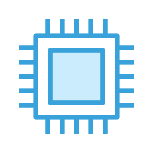 processeur Generic Blue Icône