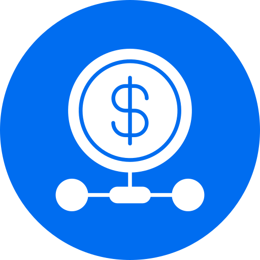 digitaal geld Generic Circular icoon
