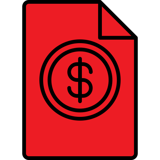 Receipt Generic Outline Color icon