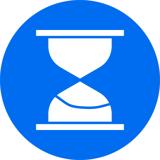 Hourglass Generic Circular icon