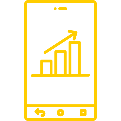 mobile analytics Generic Outline Color icon