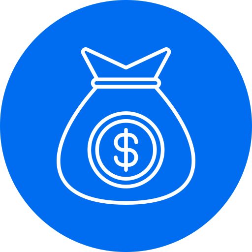 Money bag Generic Circular icon