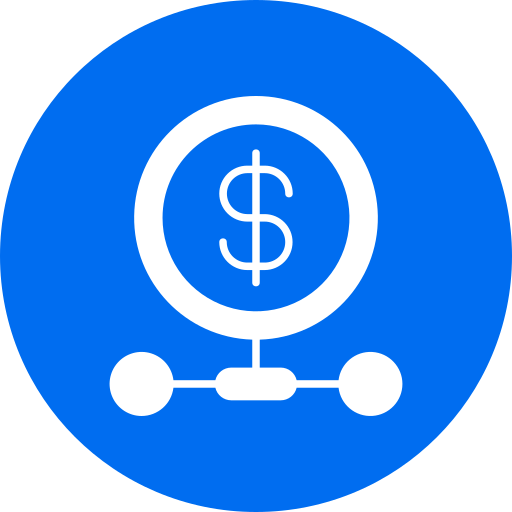 cyfrowe pieniądze Generic Circular ikona