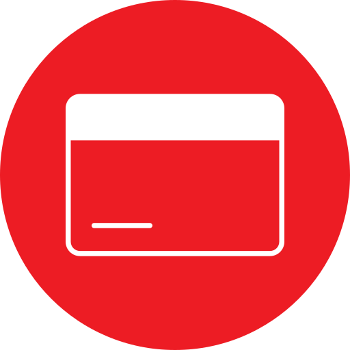 carta di credito Generic Circular icona