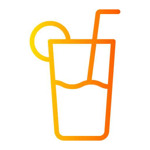 апельсиновый сок Generic Gradient иконка
