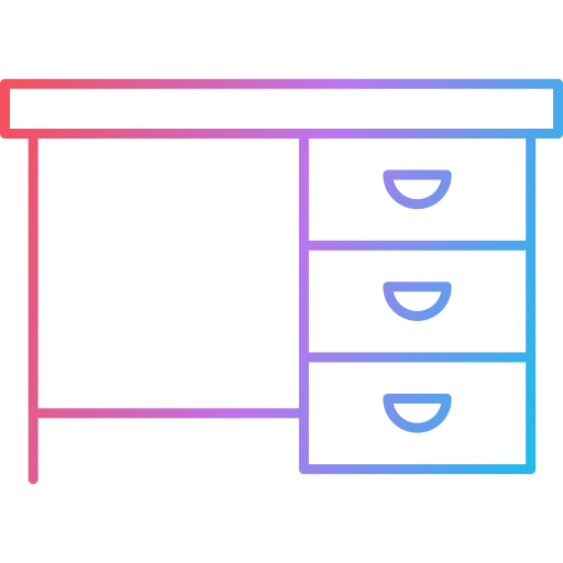 책상 Generic Gradient icon