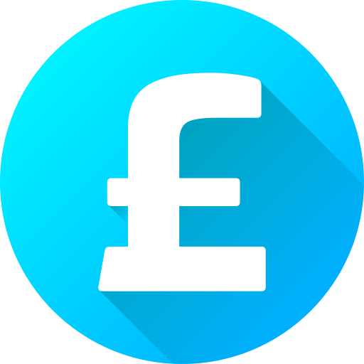 Pound Generic Flat Gradient icon