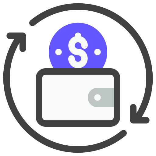 Cashback Generic Outline Color icon