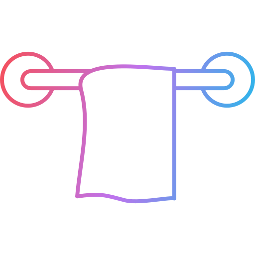 Towel rack Generic Gradient icon