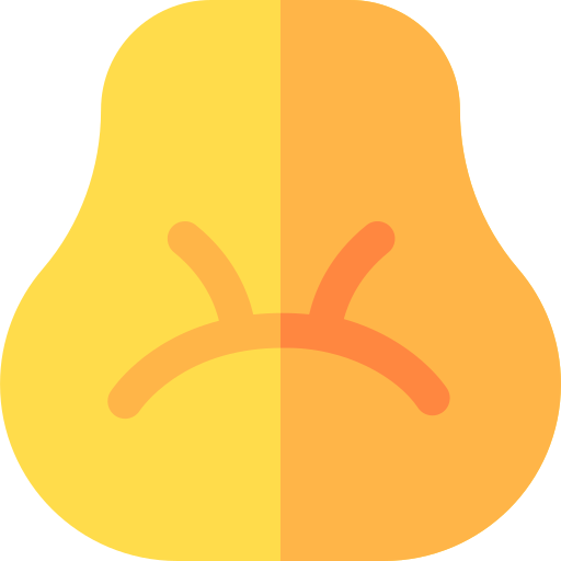bolsa de frijoles Basic Rounded Flat icono