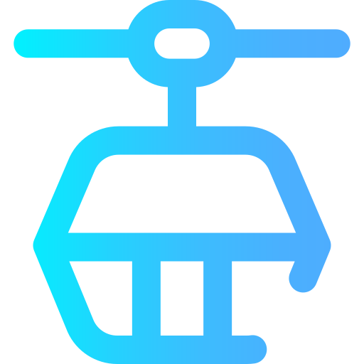 teleférico Super Basic Omission Gradient icono