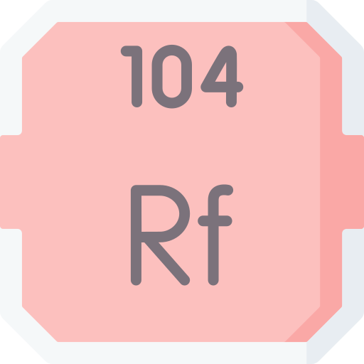 rutherfordium Special Flat icoon