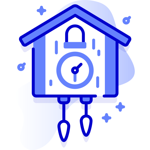 Cuckoo clock Special Ungravity Lineal icon