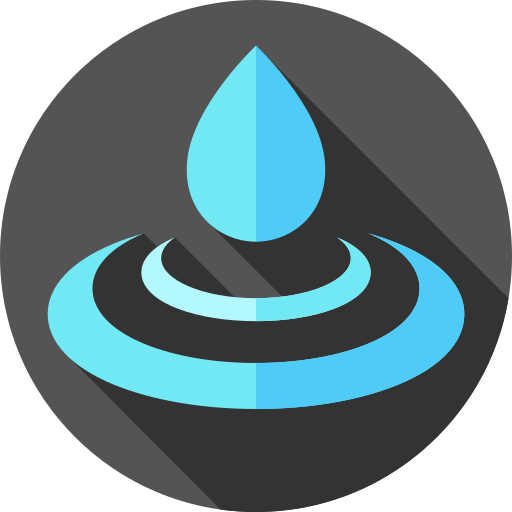 Drop Flat Circular Flat icon
