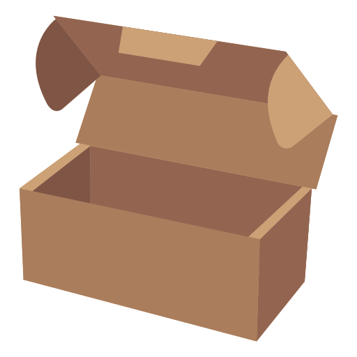 caja del paquete Generic Flat icono