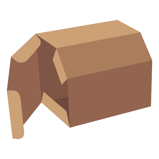 scatola del pacchetto Generic Flat icona