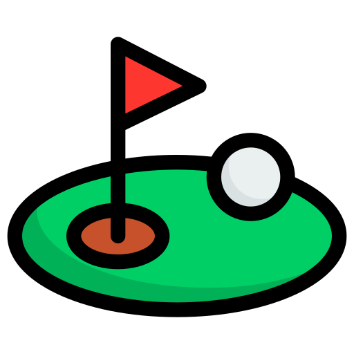골프 Generic Outline Color icon