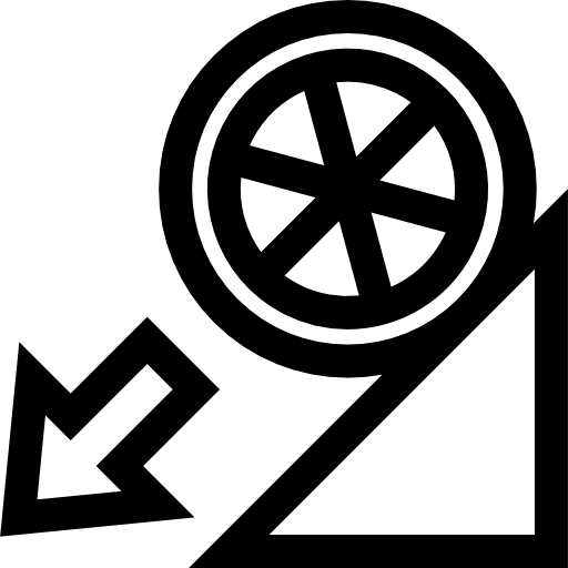 車輪 Basic Straight Lineal icon
