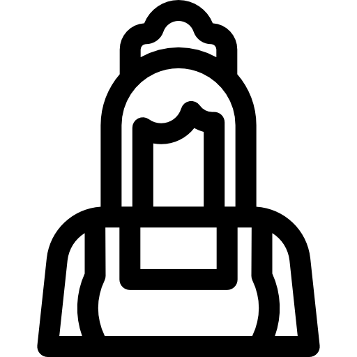 Горничная Basic Rounded Lineal иконка