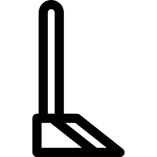 recogedor Basic Rounded Lineal icono
