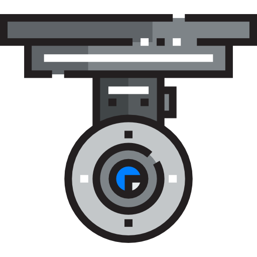 cámara web Detailed Straight Lineal color icono
