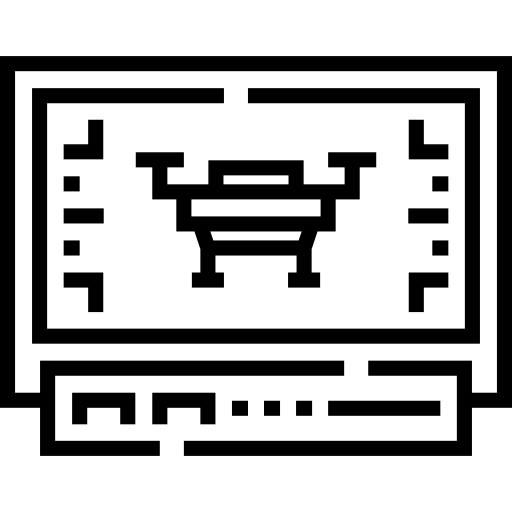디스플레이 Detailed Straight Lineal icon