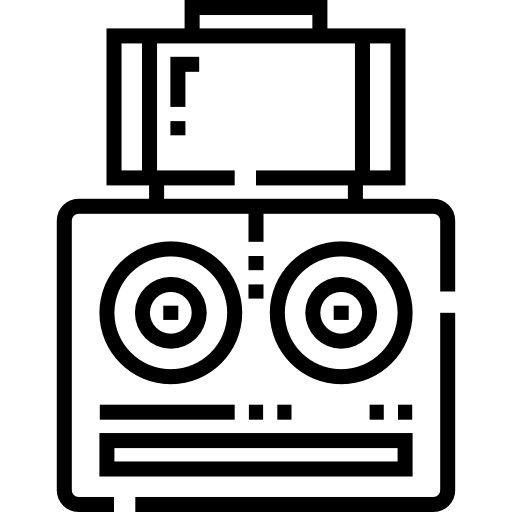 telecomando Detailed Straight Lineal icona