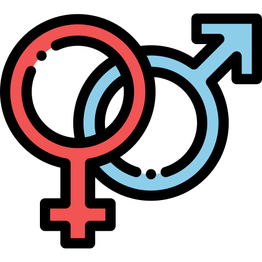 Sex symbol Detailed Rounded Lineal color icon