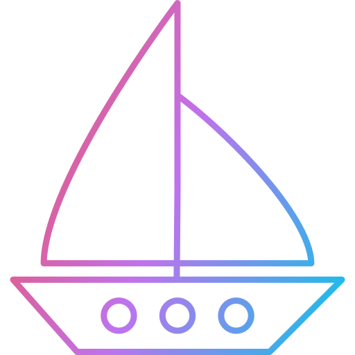 zeilboot Generic Gradient icoon