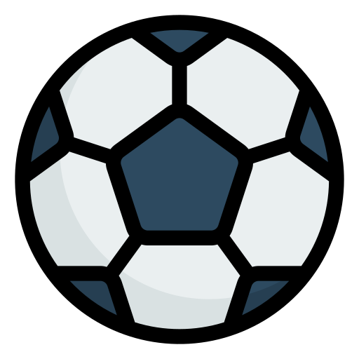 piłka nożna Generic Outline Color ikona