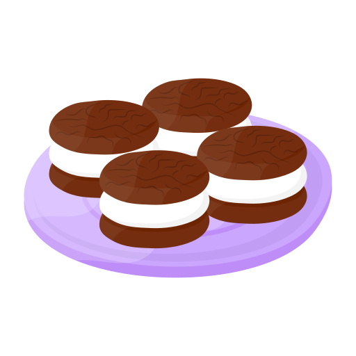 czips czekoladowy Generic Flat ikona