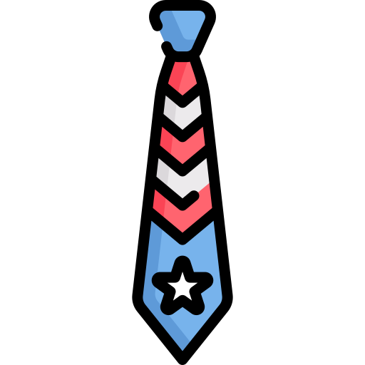 Tie Special Lineal color icon