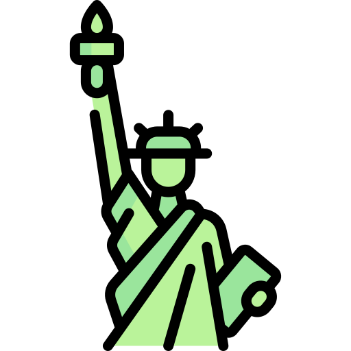 estatua de la libertad Special Lineal color icono