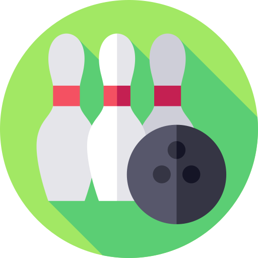 bowling Flat Circular Flat Icône