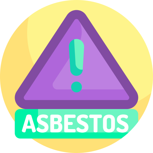 Asbestos Detailed Flat Circular Flat icon